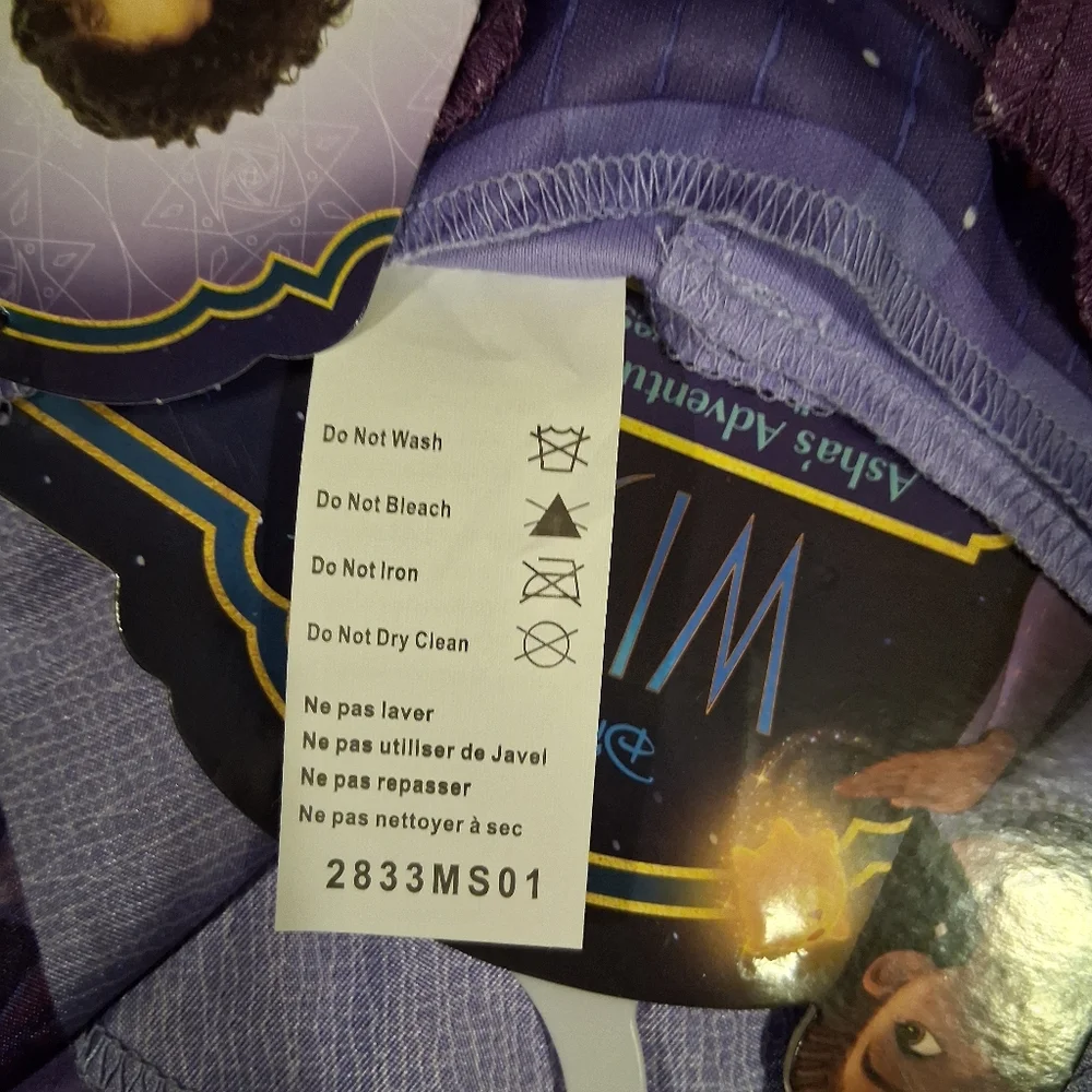 Disney Wish Asha's Adventure Dress Child 4-6x - Picture 7 of 8